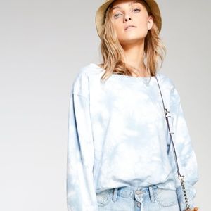 Sanctuary Nolita Tie-Dye Sweatshirt (Bluebell)